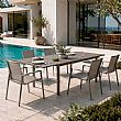 Table de Repas Extensible en Aluminium avec Plateau à Lattes pour Terrasse en Gros - 11D08B