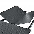 Table de salle à manger extensible pliante en aluminium en forme de papillon - 11D08M