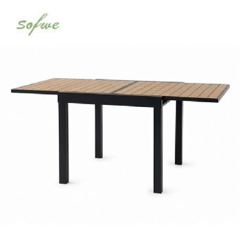 HF Patios Table à Manger Extensible pour Extérieur avec...