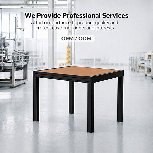 HF Patios Table à Manger Extensible pour Extérieur avec Structure en Aluminium et Plateau à Lames en WPC | Vente en Gros - 11D10H