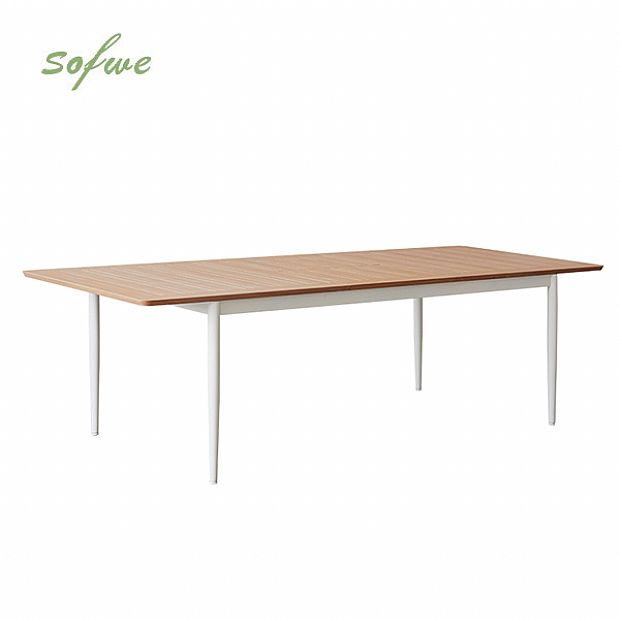 Table à rallonge d'extérieur en aluminium avec plateau papillon - 11D15K