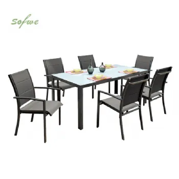 Ensemble de salle à manger d'extérieur 7...