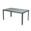 Ensemble de salle à manger d'extérieur 7 pièces en aluminium gris - 11D01A