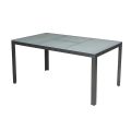 Ensemble de salle à manger d'extérieur 7 pièces en aluminium gris - 11D01A
