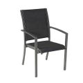 Ensemble de salle à manger d'extérieur 7 pièces en aluminium gris - 11D01A