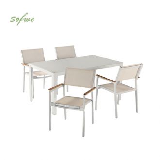 Ensemble table et chaises de salle à manger 5 pièces en...