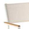 Ensemble table et chaises de salle à manger 5 pièces en textilène pour l'extérieur - 11D01C