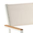 Ensemble table et chaises de salle à manger 5 pièces en textilène pour l'extérieur - 11D01C