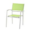 Ensemble de salle à manger d'extérieur 6 pièces en aluminium vert - 11D01D