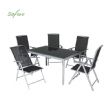 Table et chaises de jardin en aluminium toutes saisons - 11D01F
