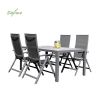 Ensemble de 5 meubles de salle à manger de jardin en aluminium - 11D01L
