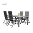 Ensemble de 5 meubles de salle à manger de jardin en aluminium - 11D01L
