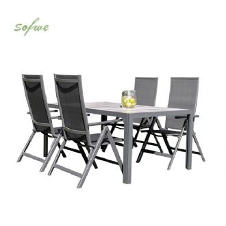 Ensemble de 5 meubles de salle à manger de jardin en...