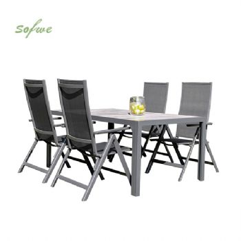 Ensemble de 5 meubles de salle à manger de jardin en...