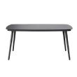 Table de jardin d'extérieur avec plateau en verre imprimé de 5 mm - 11D26E