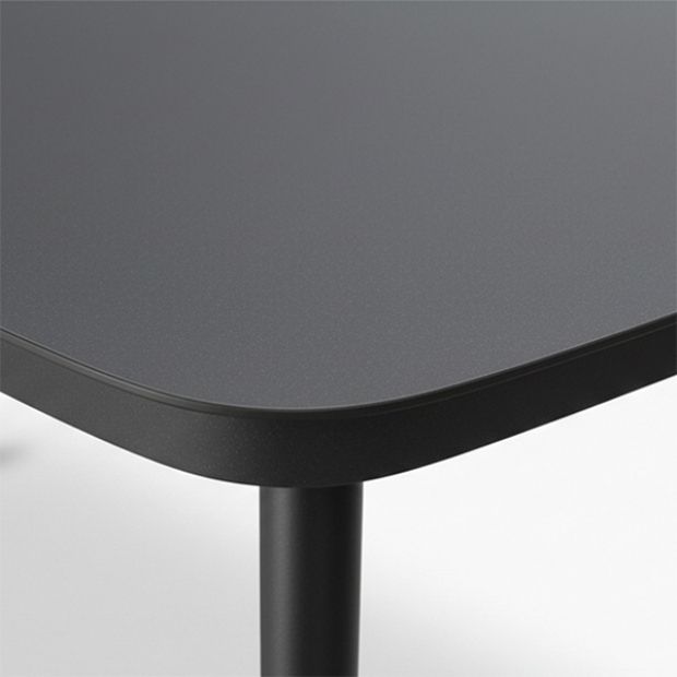 Table de jardin d'extérieur avec plateau en verre imprimé de 5 mm - 11D26E