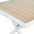 Table de salle à manger extensible en aluminium pour jardin et terrasse - 11D04Z