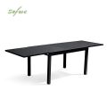 Ensemble table de salle à manger pliante extensible en aluminium - 11D05I