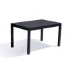 Ensemble table de salle à manger pliante extensible en aluminium - 11D05I