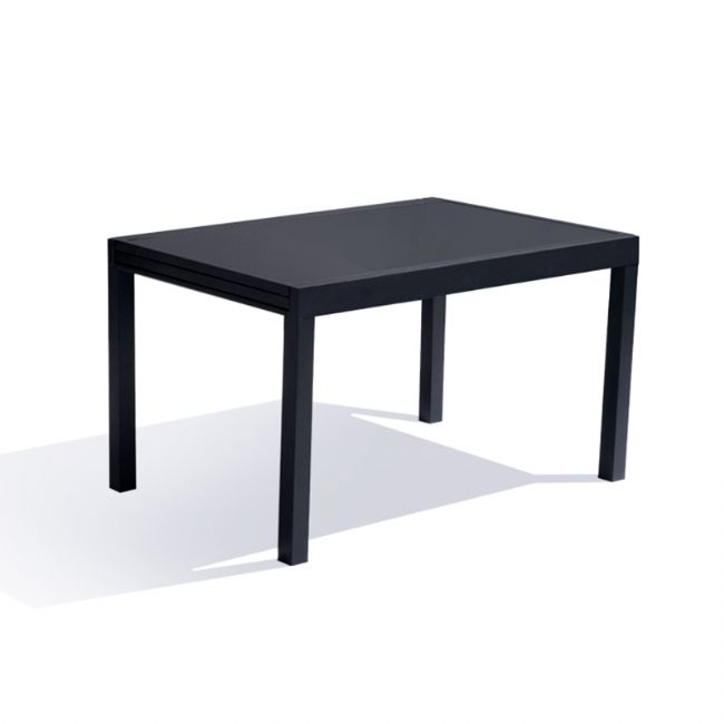 Ensemble table de salle à manger pliante extensible en aluminium - 11D05I