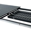 Table de salle à manger extensible pliante en aluminium en forme de papillon - 11D08M