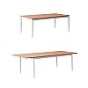 Table à rallonge d'extérieur en aluminium avec plateau papillon - 11D15K
