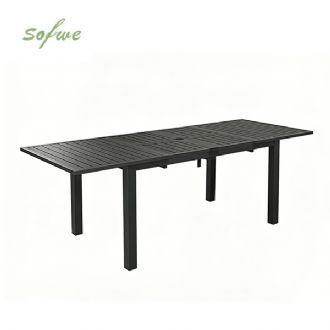 Table de jardin extensible à plateau papillon en aluminium...